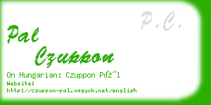 pal czuppon business card